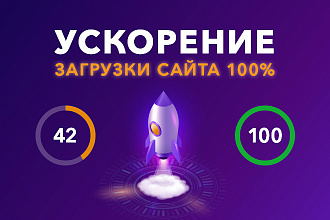 100% ускорение загрузки сайта по Google PageSpeed Insights