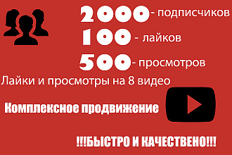 Комплексное продвижение YouTube