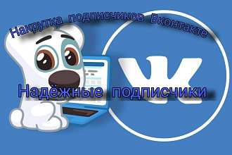 Увеличение подписчиков Вконтакте, 400 подписчиков