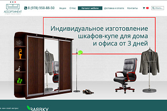 Разработка сайта на cms wordpress