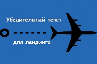 Напишу убедительный продающий текст для лендинга