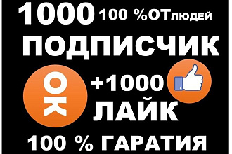 1000 подписчиков в одноклассники +1000 классы к постам