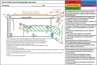 Составлю техническую карту для правильной установки кухни