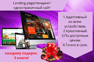 Landing page,Одностраничник под ключ на конструкторе PlatformaLP