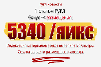 Мгновенная индексация статьи с помощью гугл новостей