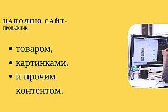 Наполню магазин товарами