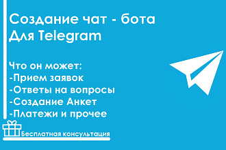 Создам Telegram-бота для вас
