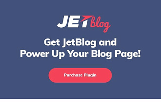 Jetblog Пакет блогинга для Elementor Редактор страниц