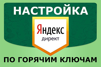 Яндекс Директ. Тестовый запуск рекламы, включает настройку и ведение