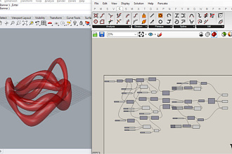 Разработаю алгоритм или модель любой сложности в Rhino3d + Grasshopper