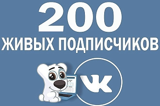 Привлеку 200 живых подписчиков