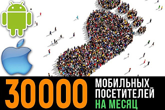 30000 мобильных посетителей на 30 дней