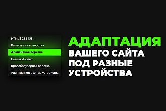 Адаптация вашего сайта под разные устройства. Мобильная верстка