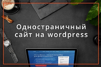 Создам одностраничный сайт на wordpress