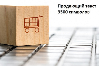 Напишу текст, который будет продавать