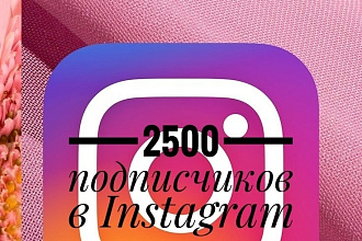 Приведу к вам 2500 подписчиков в Instagram