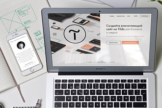 Создам лендинг на платформе Тильда