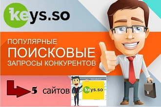 Выгрузка ключевых слов и объявлений конкурентов из keys.so