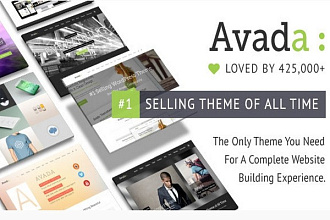 Wordpress Тема avada с полным переводом на русский язык