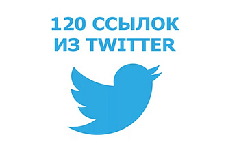 120 ссылок из аккаунтов Twitter