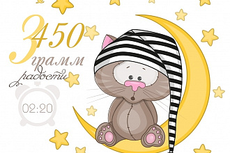 Сделаю детскую метрику по вашим пожеланиям цвета, персонажа, с фото