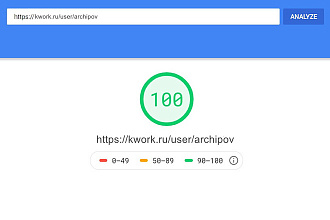 Оптимизация сайта по PageSpeed Insights