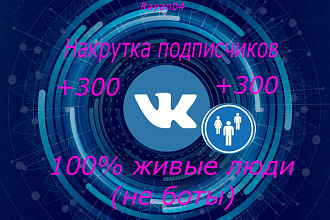 300 подписчиков в паблик вконтакте