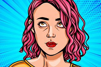 Нарисую арт в стиле Comics