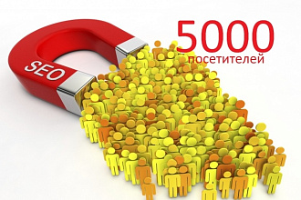 5000 тысяч посетителей на сайт