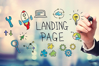 Создание сайта - лендинга landing page