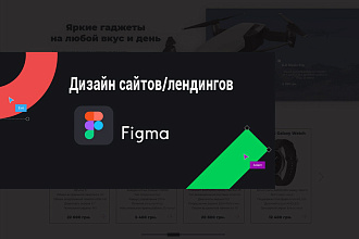 Дизайн сайта в Figma