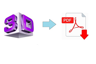 Конвертирую 3D объект в формате pdf с функцией вращения