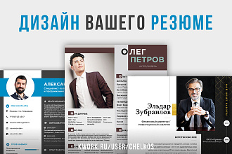 Сделаю оригинальное Дизайн резюме для вас