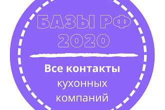 База кухонных компаний. 28772 шт. в базе