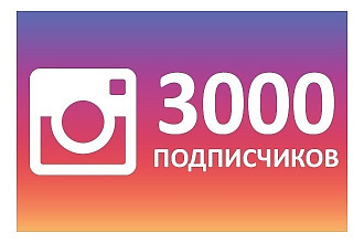 +3000 Живых подписчиков с плюсом на профиль в Instagram. Гарантия