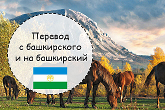 Перевод текста с башкирского, татарского на русский