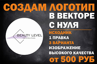 Создам логотип с нуля