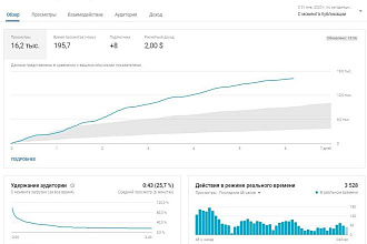 Живые просмотры на Youtube 10 тыс