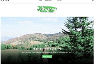 Тема Akusara - Multipurpose Blog Theme