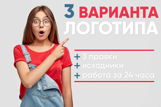 Разработка логотипа для сайта и бизнеса с нуля