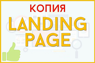 Сделаю копию Landing Page