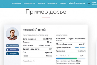 Лидогенерация. Представляем контакты посетителей Вашего сайта