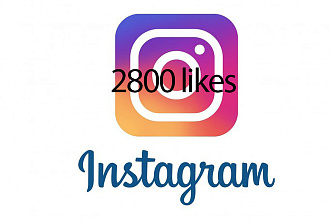Instagram 2800 likes