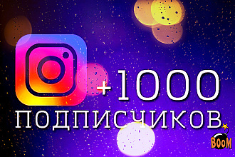 Привлеку 1000+ подписчиков в инстаграм