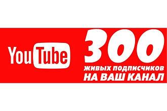 Добавлю 300 подписчиков на ваш канал YouTube, Ручная работа
