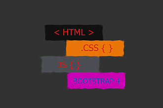 Сделаю верстку - html, css, js, админ панель для редактирования текста