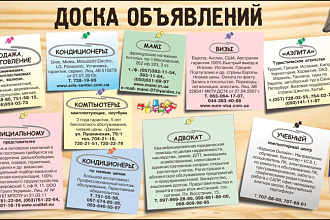 Наполню Вашу доску объявлений - реальными объявлениями