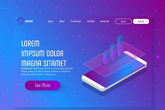 Изометрическая инфографика