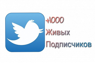 Добавлю в Твиттер 1000 подписчиков