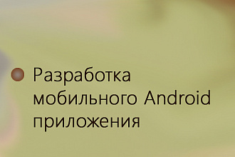 Разработка мобильных приложений